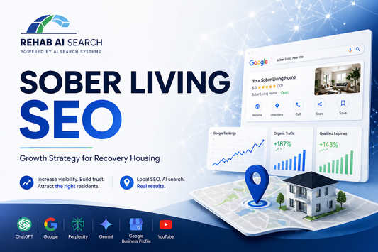 Sober living SEO strategy for recovery homes using Google, local SEO, and AI search.