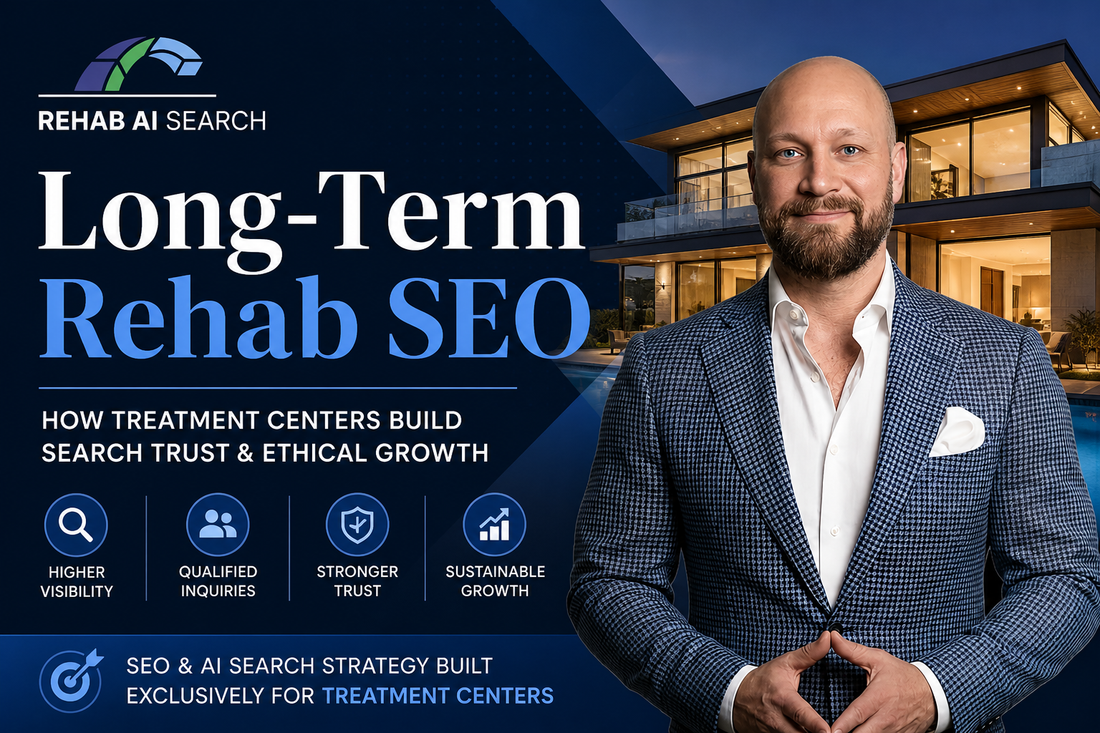 Long-term rehab SEO strategy for treatment centers using Google, AI search, local SEO, and trusted content.