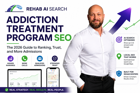 Addiction Treatment Program SEO strategy for rehab centers using Google, AI search, local SEO, and trust signals