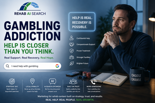 Gambling addiction statistics and recovery support guide by Rehab AI Search