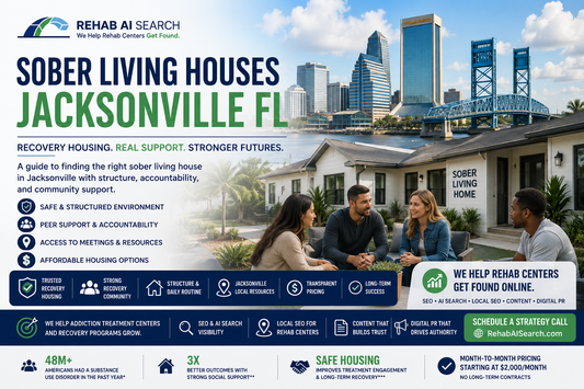 Sober living houses Jacksonville FL guide showing recovery housing, support, structure, and Jacksonville recovery resources.
