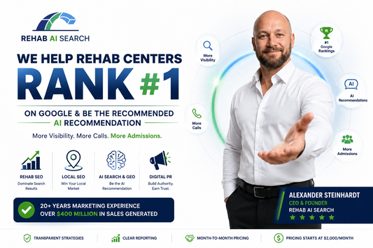 South Florida Rehab Center SEO company helping drug and alcohol treatment centers rank on the first page of Google